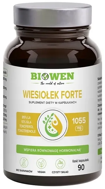 WIESIOŁEK Forte 90 kapsułek Biowen suplement diety TOKOTRIENOLE TOKOFEROL