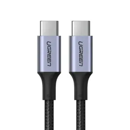 kabel-przewod-usb-c-power-delivery-100w-quick-charge-fcp-5a-3m-szary-ugreen