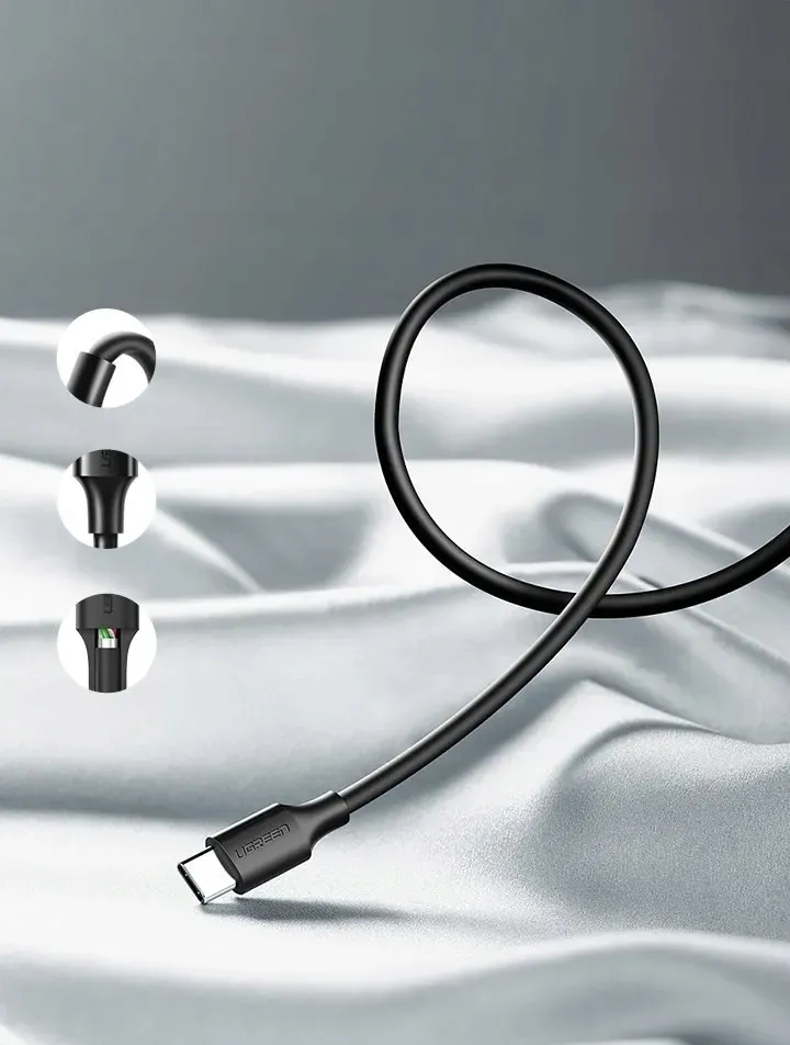 kabel-przewod-usb-usb-c-2a-0-5m-czarny-ugreen-stan-nowy