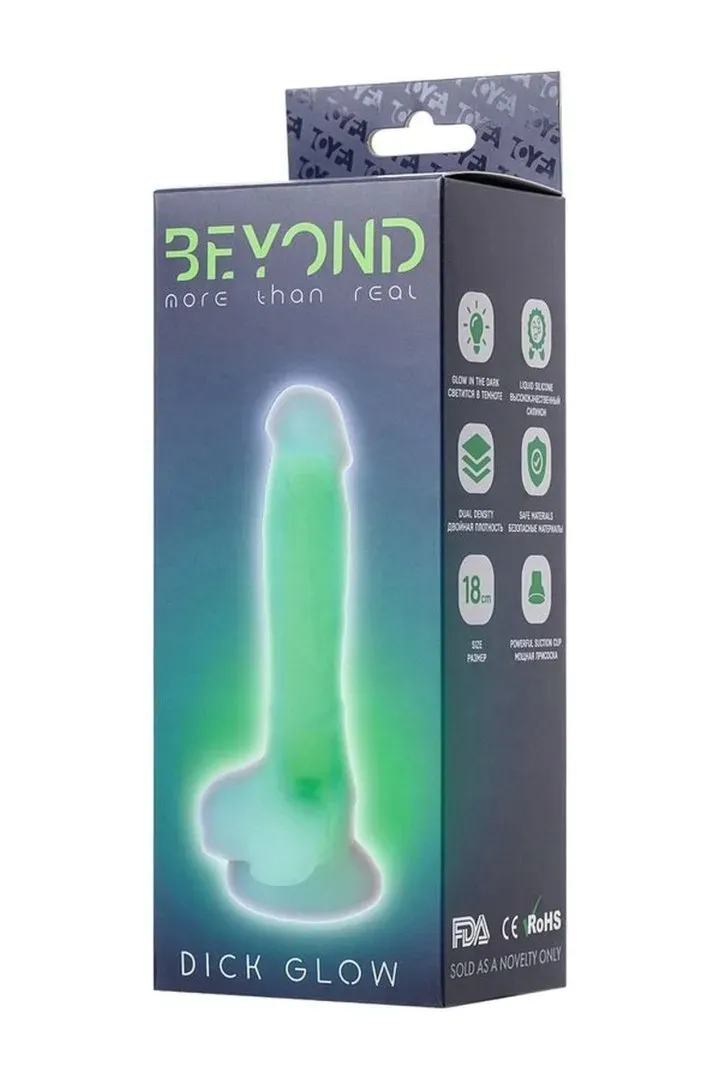 beyond-by-toyfa-dick-glow-green-13cm-stan-nowy