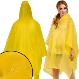 zolte-wodoodporne-poncho-przeciwdeszczowe-unisex-rower-na-motocykl-w-podroz
