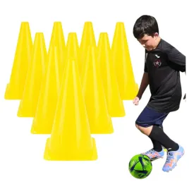 pacholki-treningowe-10szt-do-pilki-noznej-23cm-zolte-zestaw-boisko