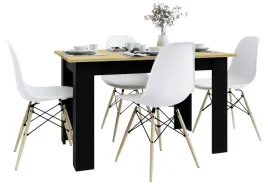 stol-12080-dab-artisan-czarny-4-krzesla-biale-loft-do-kuchni-jadalni