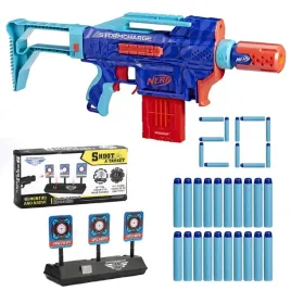 pistolet-nerf-zestaw-stormcharge-wild-edition-f7376-50-strzalek-tarcza
