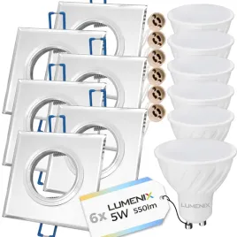 6x-oprawa-kwadrat-szklana-lustrzana-zarowka-gu10-led-5w-ciepla