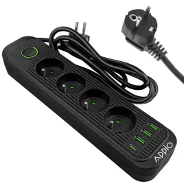 przedluzacz-appio-listwa-2m-4-gniazda-3x-usb-1x-usb-c