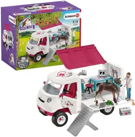 schleich-lecznica-dla-zwierzat-z-zrebakiem-zestaw-auto-weterynarz-kon-42370