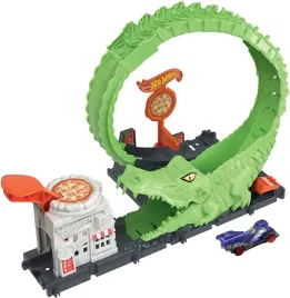 hot-wheels-city-zestaw-tor-samochodowy-petla-krokodyla-hkx39-autko