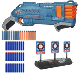 nerf-pistolet-elite-2-0-zestaw-warden-db-8-elektroniczna-tarcza-strzalki