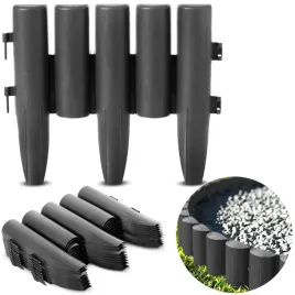 palisada-ogrodowa-ciemnoszara-wysoka-280cm-obrzeze-ogrodowe-plot-trawnikowy