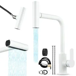 bateria-kuchenna-biala-elastyczna-wylewka-kran-kuchenny-gietki-wyciagany