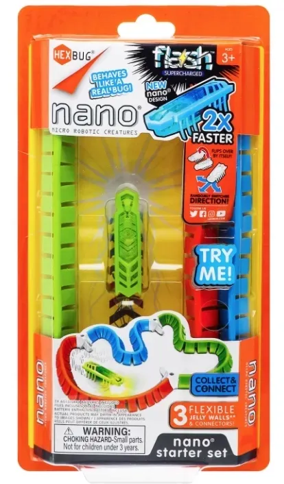 hexbug-nano-flash-starter-set-tor-zestaw-startowy-czerwony-karaluch-stan-nowy