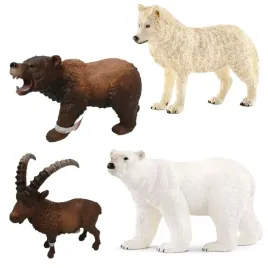 schleich-zestaw-wilk-17014-niedzwiedz-17095-koziorozec-17101-grizzly