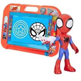 marvel-zestaw-tablica-magnetyczna-znikopis-duza-figurka-spidey-23-cm