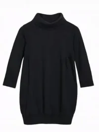 emporio-armani-czarna-bawelniana-sukienka-z-dlugim-rekawem-130cm-kyr