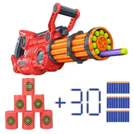pistolet-dart-zone-nitroshot-minigun-lancer-zestaw-cele-piankowe-i-strzalki