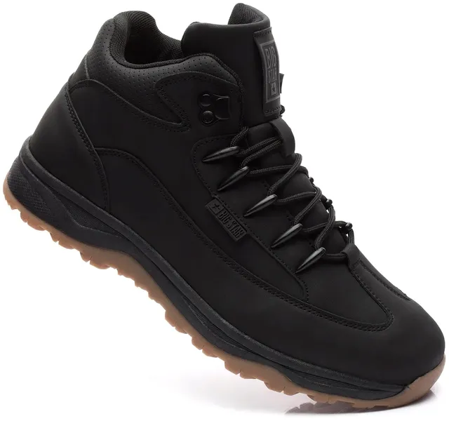 BIG STAR MĘSKIE BUTY TRAPERY ZIMOWE TREKKINGOWE CZARNE r. 45