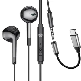 sluchawki-douszne-przewodowe-z-mikrofonem-mini-jack-35mm-adapter-usb-c