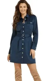 guess-sukienka-damska-granatowa-koszulowa-mini-l-gxq