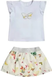 guess-komplet-dziewczecy-bluzka-z-falbankami-spodniczka-motyle-74-80-gxa