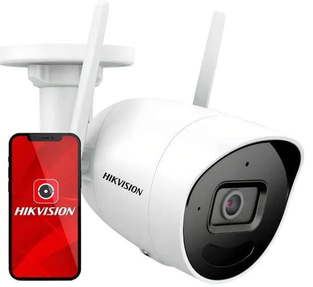 Kamera WiFi Hikvision 4MPX Zewnętrzna DS-2CV2041G2-IDW Mikrofon Głośnik