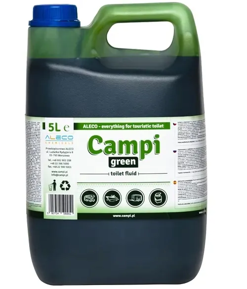 PŁYN DO TOALET TURYSTYCZNYCH CAMPI GREEN 5L CAMPER