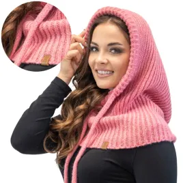 vivisence-70102-balaclava-rozowy-cieply-z-szalikiem-kaptur-kominiarka