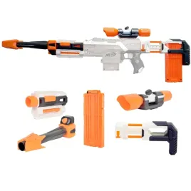 zestaw-do-pistolet-nerf-dodatki-modyfikacja-celownik-kolba-2xlufa-magazynek