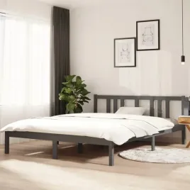 vidaxl-rama-lozka-szara-lite-drewno-150x200-cm