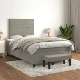 vidaxl-lozko-kontynentalne-z-materacem-jasnoszare-120x200cm-aksamit