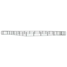 vidaxl-kojec-dla-psa-28-panele-czarny-100x50-cm-stal