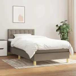 vidaxl-lozko-kontynentalne-z-materacem-taupe-tkanina-90x200-cm
