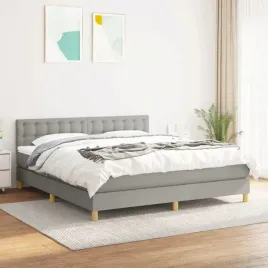 vidaxl-lozko-kontynentalne-z-materacem-jasnoszare-tkanina-180x200cm