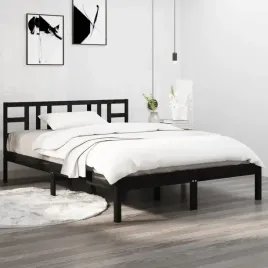 vidaxl-rama-lozka-czarna-lite-drewno-140x190-cm