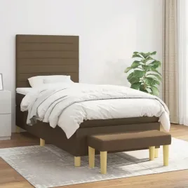 vidaxl-lozko-kontynentalne-z-materacem-brazowe-tkanina-90x200-cm