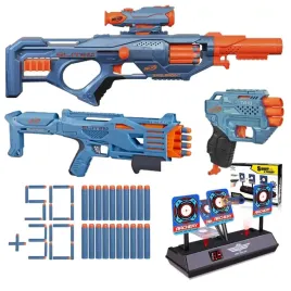 nerf-snajperka-eaglepoint-2x-pistolet-zestaw-dodatki-cele-strzalki-opaska