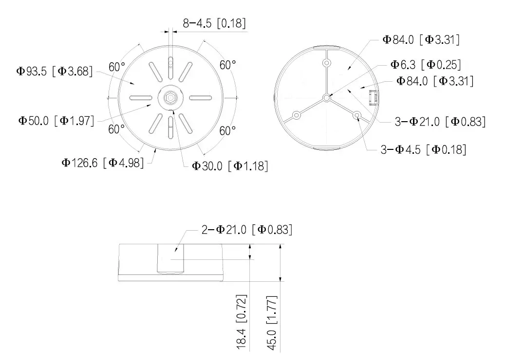 uchwyt-kamery-pfa1320r-dahua-stan-nowy