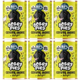dobry-pies-czyste-jagnie-kolagen-karma-monoproteinowa-6x-400g