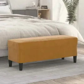 vidaxl-lawka-ciemnobrazowa-100x35x41-cm-tapicerowana-aksamitem