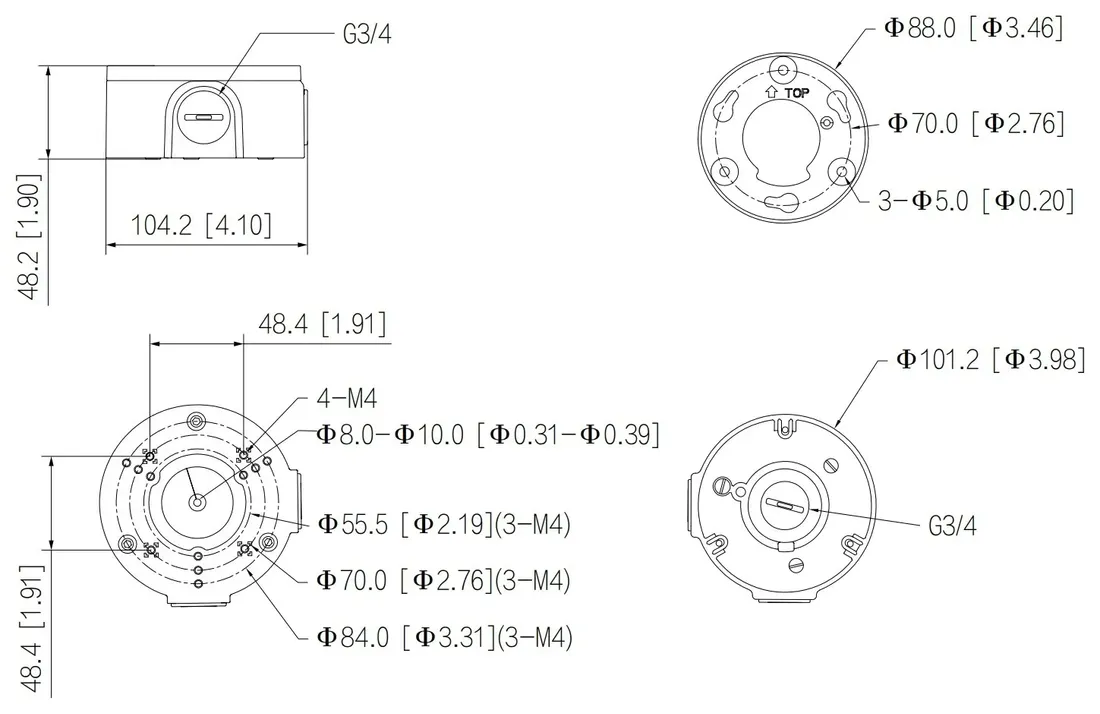 uchwyt-kamery-pfa3300r-dahua