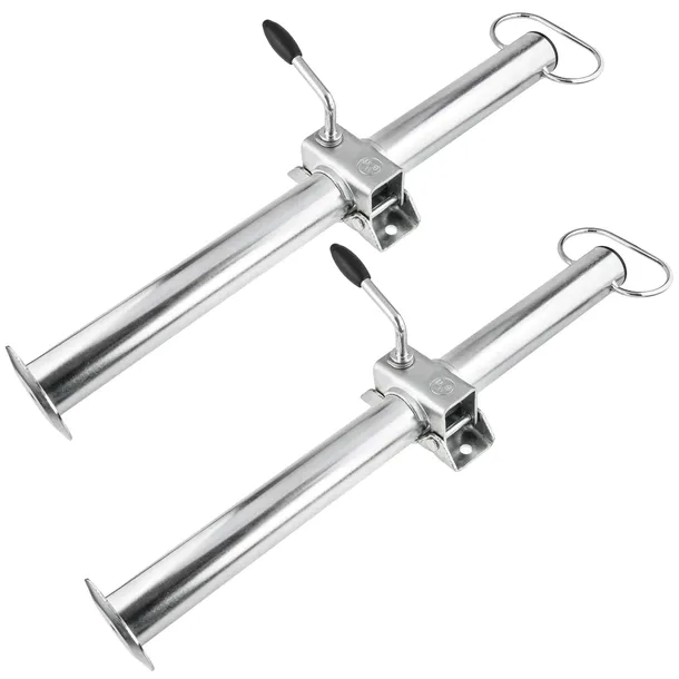 2szt UNIWERSALNA PODPORA DO PRZYCZEPY 60cm fi 48mm Z UCHWYTEM OBEJMĄ KÓŁKO