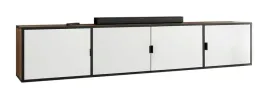 szafka-rtv-luna-4-czarny-uchw-z-frontami-dab-craft-zloty-bialy