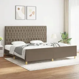 vidaxl-rama-lozka-z-zaglowkiem-kolor-taupe-200x200-cm-obita-tkanina
