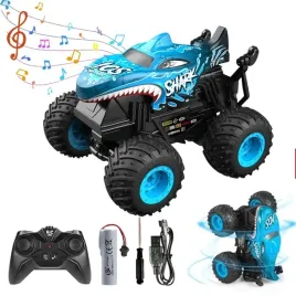 zdalnie-sterowane-auto-rekin-monster-truck-rc-z-muzyka-led-2-4ghz-obrot-360