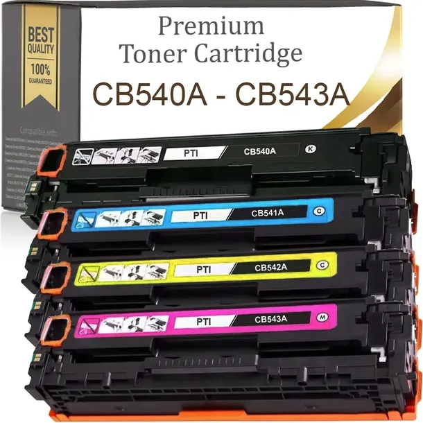 4x TONER XL DO DRUKARKI HP CM1312 CM1512 CP1518 CP1215 CP1515n CB540A 125A