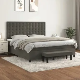vidaxl-lozko-kontynentalne-z-materacem-ciemnoszare-180x200cm-aksamit
