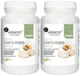 aliness-lion-s-mane-ekstrakt-400mg-2x90-vege-caps-uklad-krazenia-odpornosc