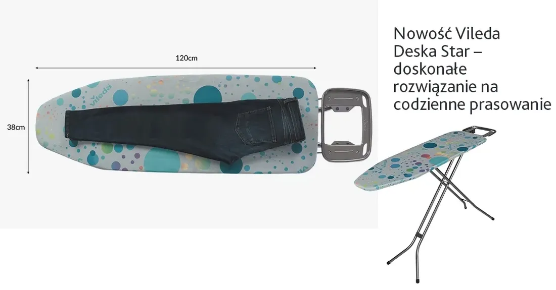 deska-do-prasowania-vileda-star-stan-nowy