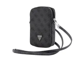 torebka-guess-zip-4g-triangle-czarny-na-regulowanym-pasku-do-telefonu