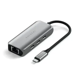 satechi-adapter-4w1-usb-c-3xusb-c-3-2-10gbps-do-ethernet-2-5g-szary